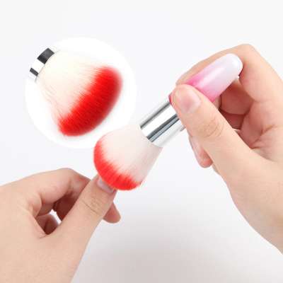 Rosalind wholesale nail art tools 5 colors acrylic nail brushes dust cleaner nail dust brush for manicure salon